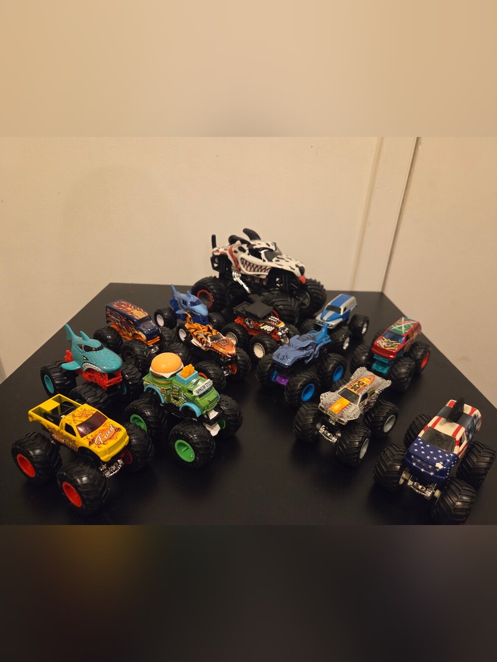 Large Hotwheels Monster Trucks Lot!